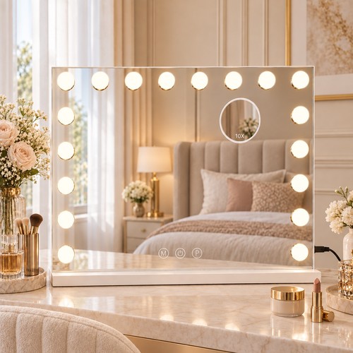 Hollywood makeup mirror - makeup, touch