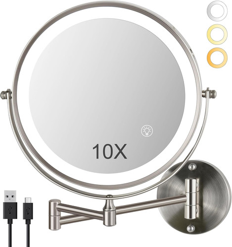 Magnifying mirror with lights - magnifying,