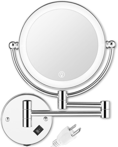 Wall mounted makeup mirror - makeup,