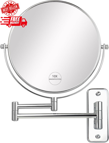Wall mounted makeup mirror - mounted,
