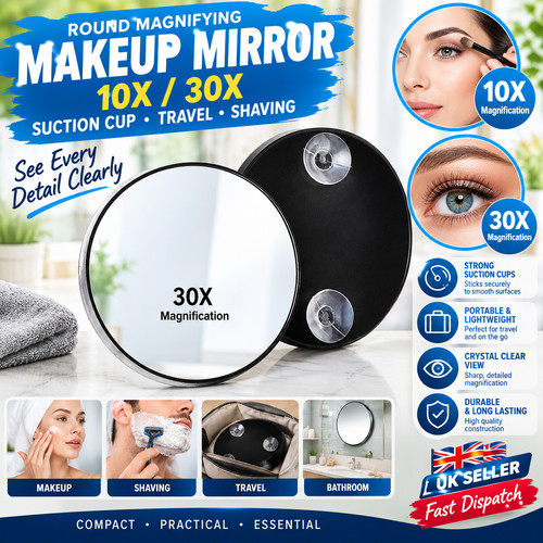 Round magnifying makeup - round,