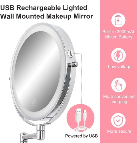 Sided led bath - 8", 2-sided