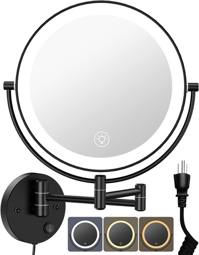 Wall mounted led makeup - wall,