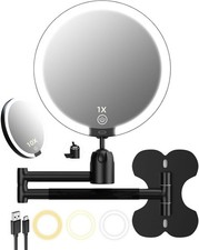 10X/1X Wall Mounted Lighted